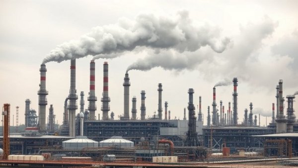 Michigan Antitrust Lawsuit Big Oil industrial refinery.