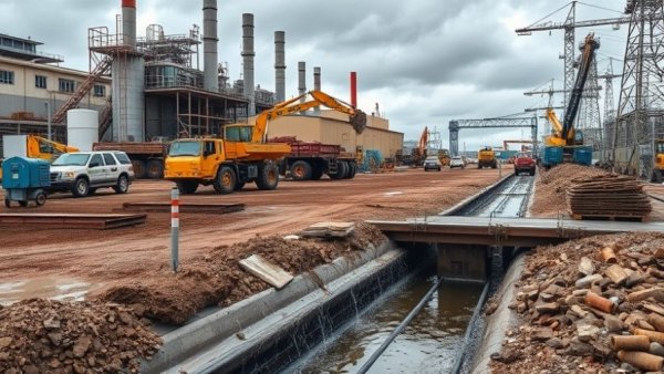 NPDES stormwater compliance Pennsylvania site with drainage system.