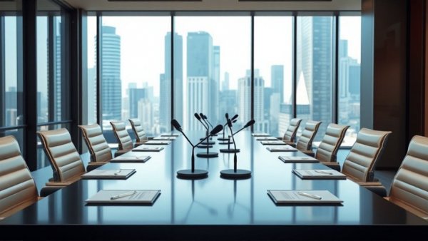 Trican Well Service Q4 2025 Conference Call setup in modern office.