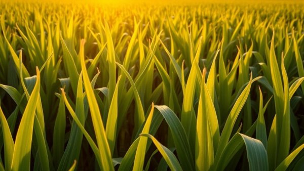 Vibrant cornfield at sunrise highlighting Virginia paraquat ban controversy.