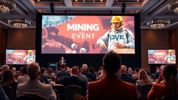 Elegant conference setup at Red Cloud Pre-PDAC Mining Showcase 2026.