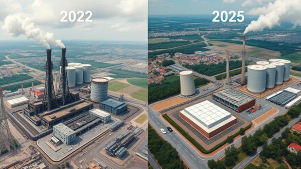 Romania's transition from coal to NuScale SMR: 2022 vs 2025.