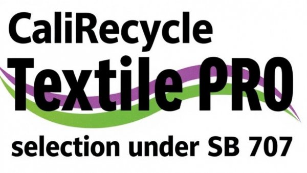 California textile EPR program announcement with NSAC and CalRecycle endorsement.