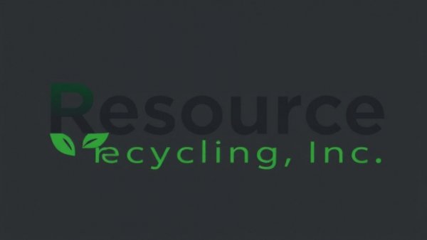 Corporate logo for Resource Recycling, Inc. in dark gray and green.