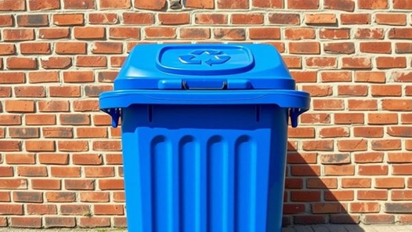 Urban recycling bin exemplifies Providence Recycling System Overhaul.