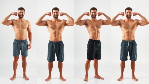 Simplicity in strength training illustrated with a before and after fitness transformation.