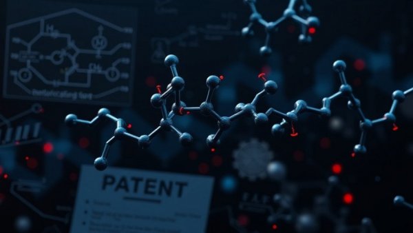 MB-204 autism treatment patent conceptual illustration depicting molecular structure and schematics.