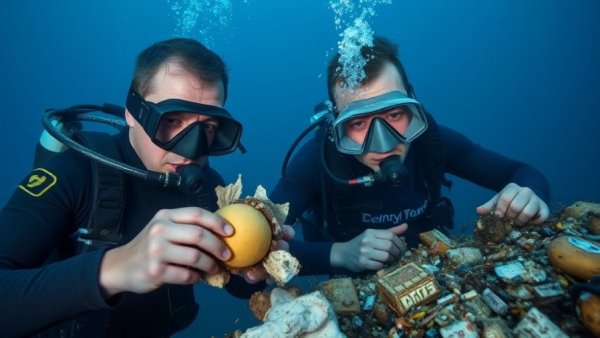 Underwater divers document shocking ocean pollution in Sri Lanka.