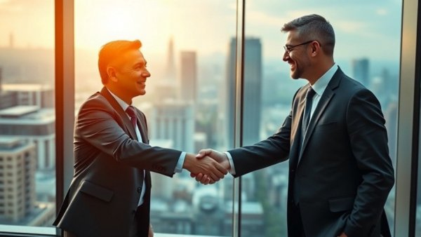 ReGen III Private Placement Financing handshake in modern office.