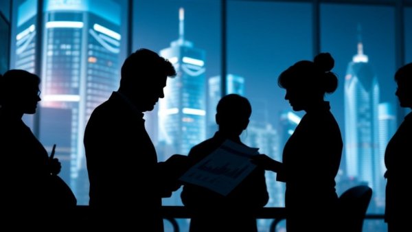 Sernova Biotherapeutics financing discussion in a futuristic business setting.