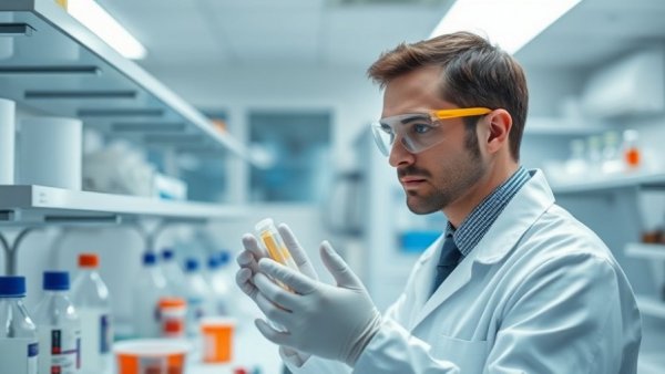 Kiora Pharmaceuticals Clinical Trials lab scientist in clean environment.