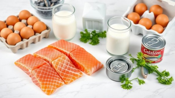 Calcium health benefits from various foods including salmon and milk.