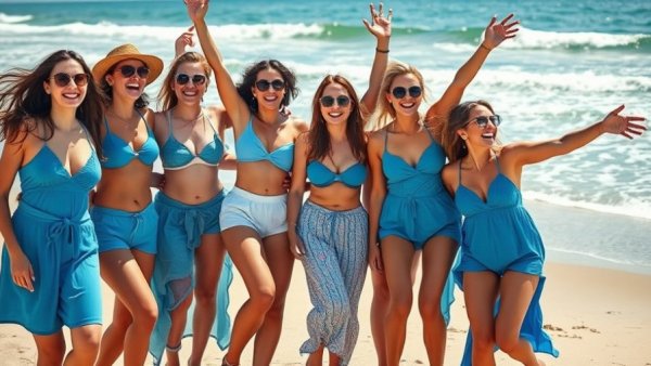 Neora Brand Partners enjoying success trip by the beach.