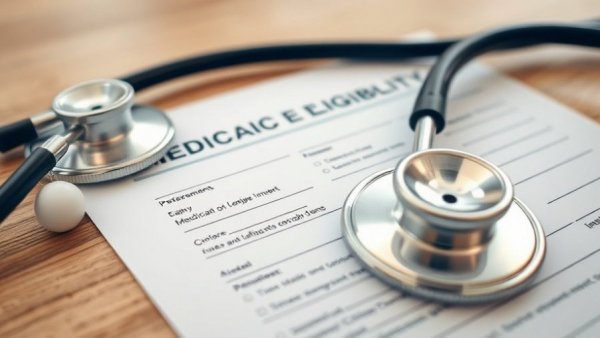 Document for Medicaid enrollment audits under a stethoscope.