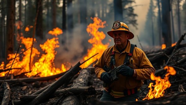 Forest Service workers tackling wildfire risk with strategic reorganization.