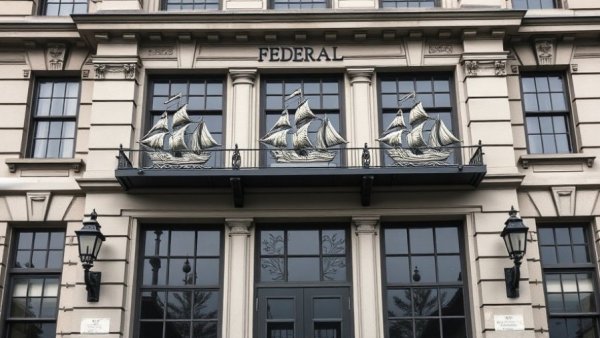 Federal Trade Commission facade with metalwork, Ballad Health COPA