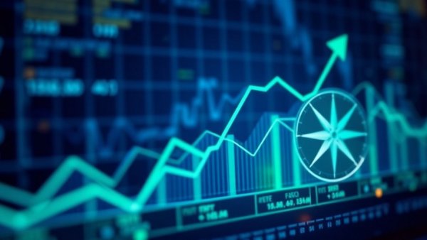 Abstract digital chart symbolizing Kiora Pharmaceuticals funding news.