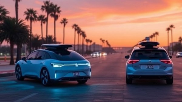 Self-Driving Volkswagen ID. Buzz Vehicles Join Uber LA