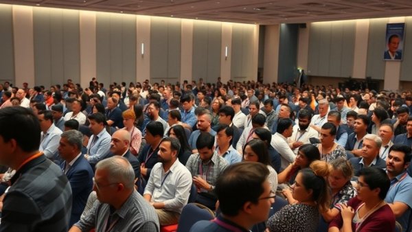 HEALWELL AI healthcare investor conference image with professionals.