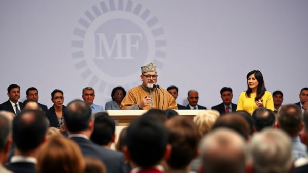 IMF press briefing with panelists on global issues.