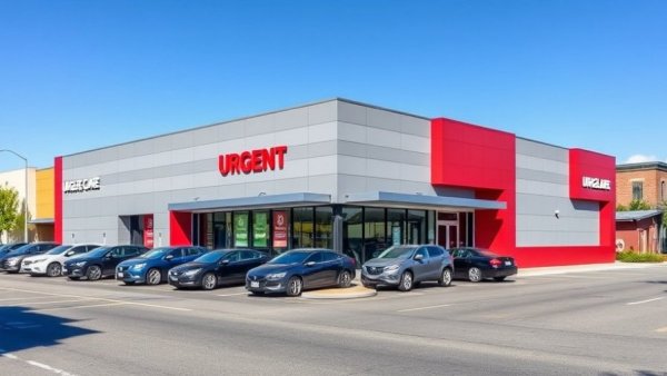 QuikTrip Urgent Care Clinics Sale: modern building exterior with cars