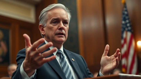 Congressman gesturing in meeting about NOAA budget cuts.