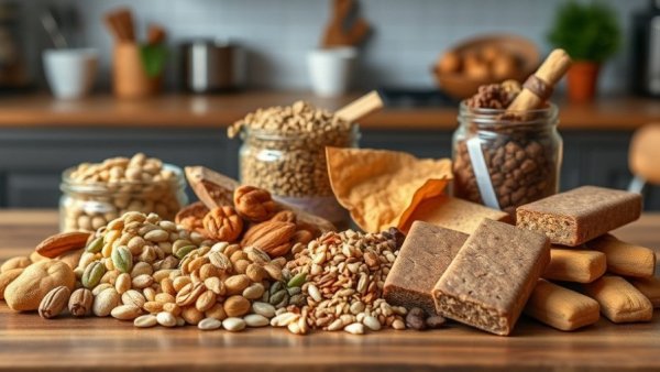 Assorted protein snacks highlighting growth strategy benefits.