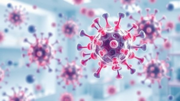 OST-HER2 cancer immunotherapy concept with cells and antibodies.