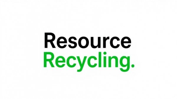 Resource Recycling, Inc. logo depicting Q1 volume growth in waste management.