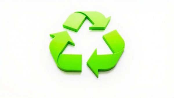 Universal green recycling symbol for a permanent recycling solution.