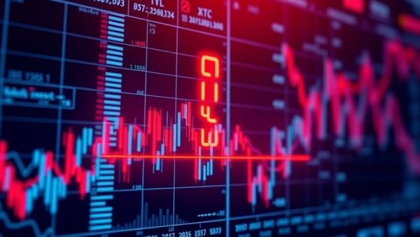 Financial chart with red warning, Clear Blue Technologies Management Cease Trade Order.