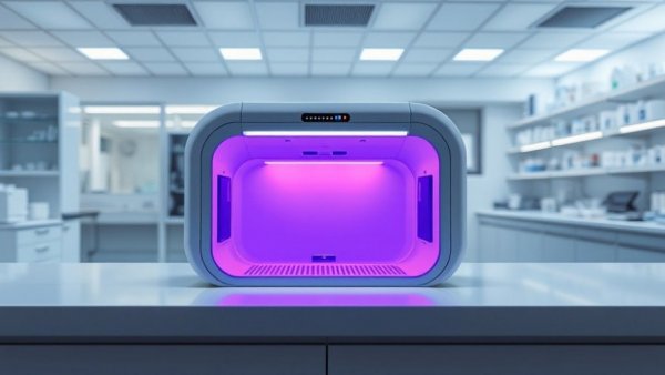 Illumisoft Lighting Corp UV disinfection device in a modern setting.