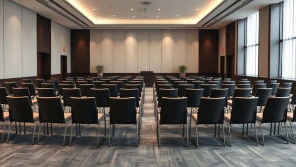 Corporate conference room set up for Nextleaf AGM results presentation.