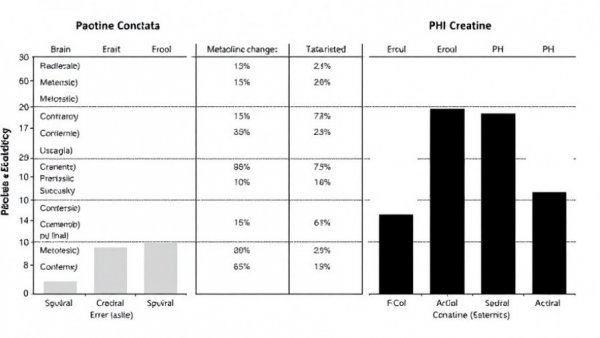 Graphs comparing placebo and creatine effects on brain health