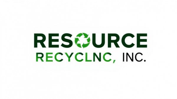 Resource Recycling, INC. modern logo for reverse supply chains communication.