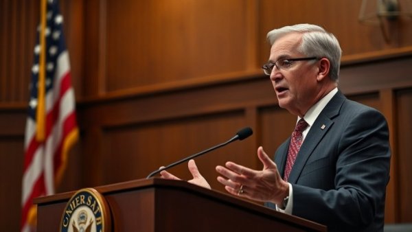 Formal meeting on Potomac River sewage spill with focused speaker.