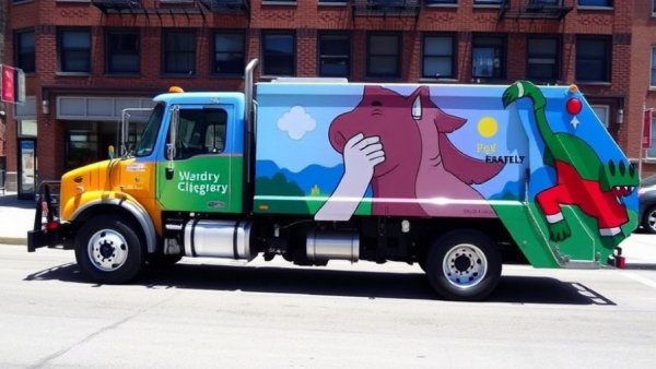 New York City Department of Sanitation, Sanitation Foundation unveil new painted sanitation trucks part of Trucks of Art