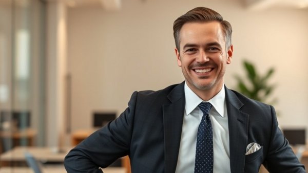 Rod Larsen, Anovité COO, smiling in business attire in office.
