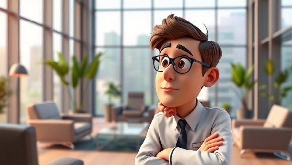 Herbal Dispatch Inc. advisor in animated office setting.
