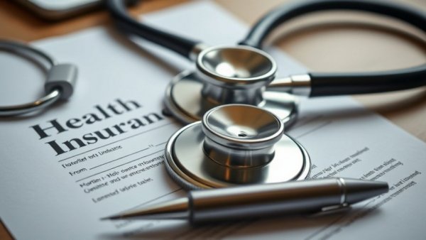 Consumer satisfaction health plans depicted with forms and stethoscope.