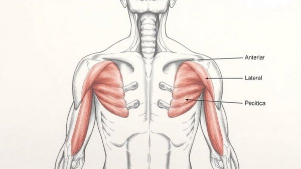 Anatomical illustration highlighting lateral raises for defined delts