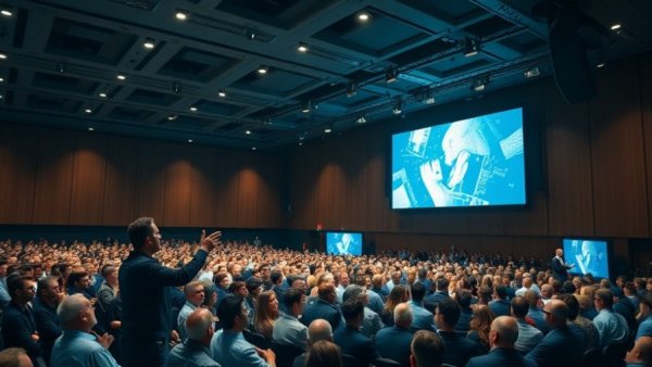 Engaging conference scene at Road to Unstoppable Tour
