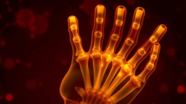 Transparent hand with glowing fingertip showing regenerative powers.
