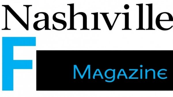 Nashville Fit Magazine logo in bold black and blue text.
