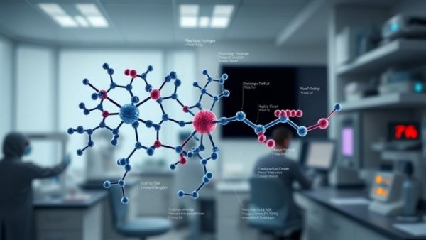 NeuCaVis Imaging Phase 1 Trial molecular structure in a lab setting.
