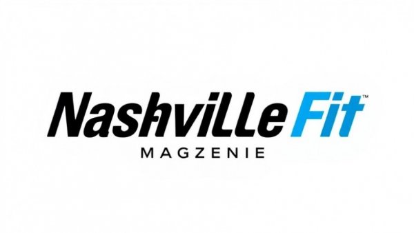 Nashville Fit Magazine logo in black and blue.