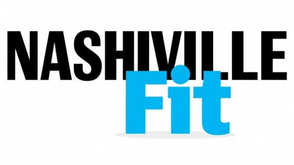 Nashville Fit Magazine logo in black and blue text