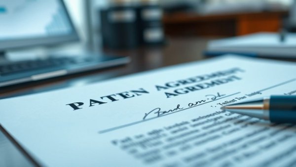 Close-up of an American Aires patent rights assignment document.