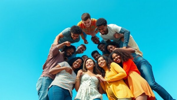 Group expressing unity and teamwork, symbolizing the future of direct selling.