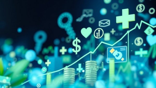 Abstract financial health investment concept image.
